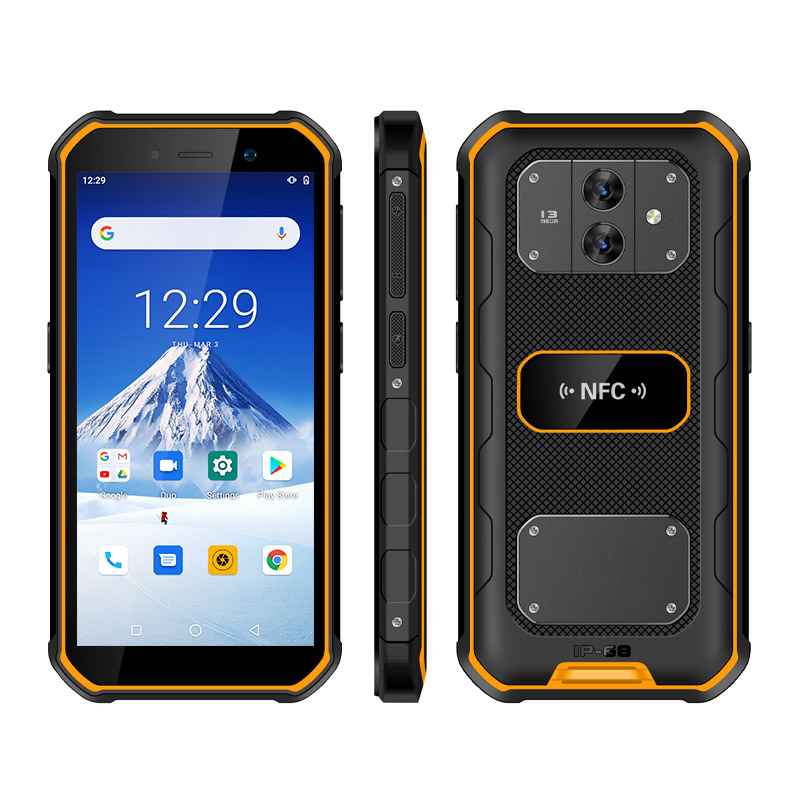 UNIWA F963 5.5 Inches Screen IP68 Waterproof 4G NFC Rugged Smartphone