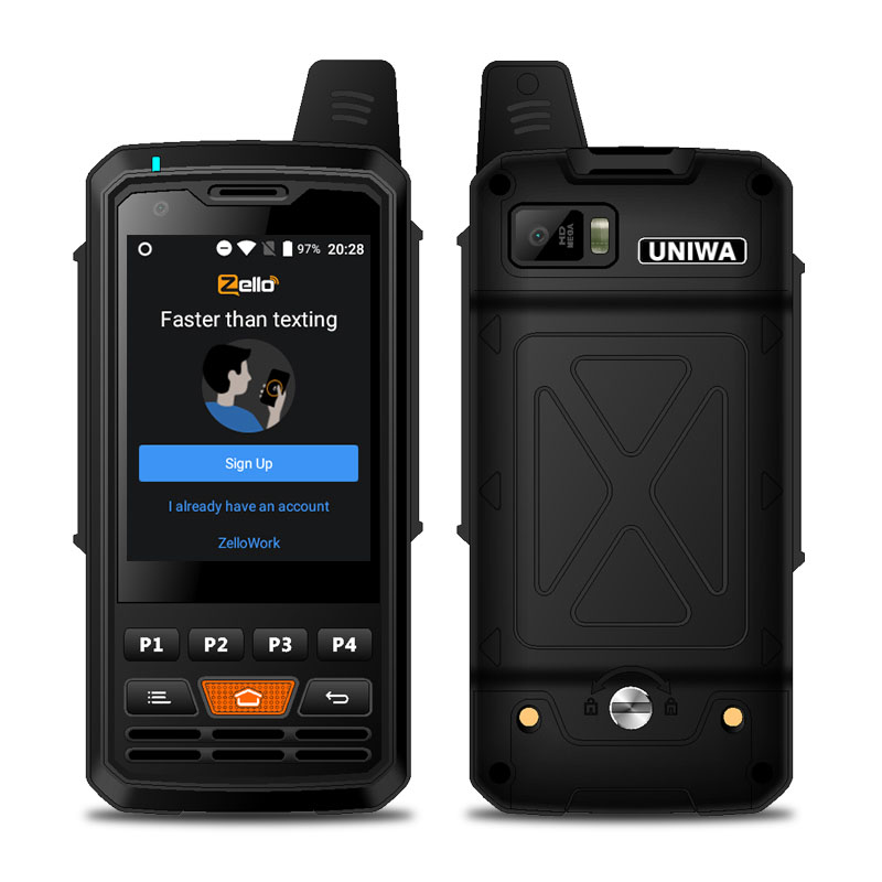UNIWA F50 2.8 Inches Touch Screen 4G LTE Zello PTT Walkie Talkie