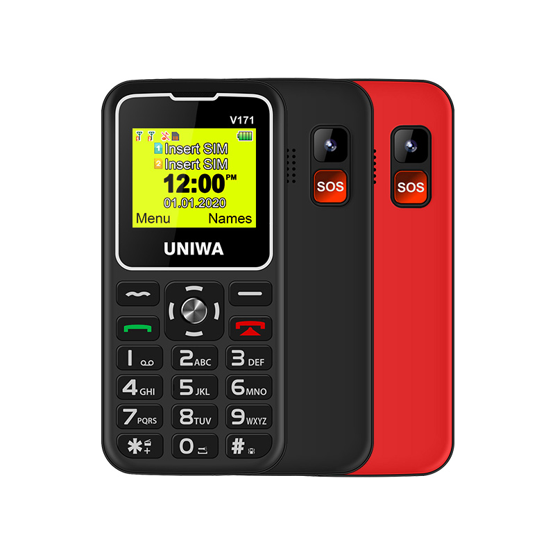 UNIWA V171 Horizontal Screen Easy To Use SOS Feature Phone For Elderly People