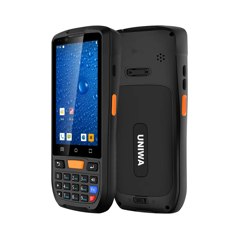 UNIWA HS001 4 Inch IP67 Android 9.0 Rugged Handheld PDA 1D/2D QR Barcode Scanner