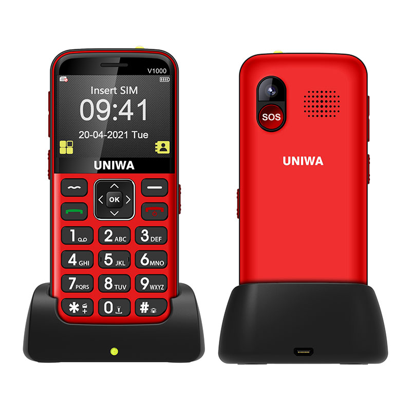 cell-phone-for-elderly-UNIWA V1000-01