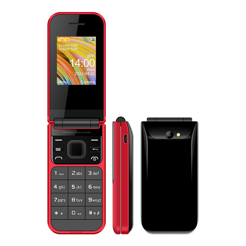 UNIWA F2720 Unlocked Quad Bands Dual SIM Cute Flip Keyboard Mobile Phone