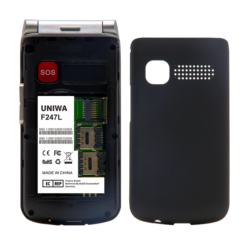 UNIWA F247L flip phone 02