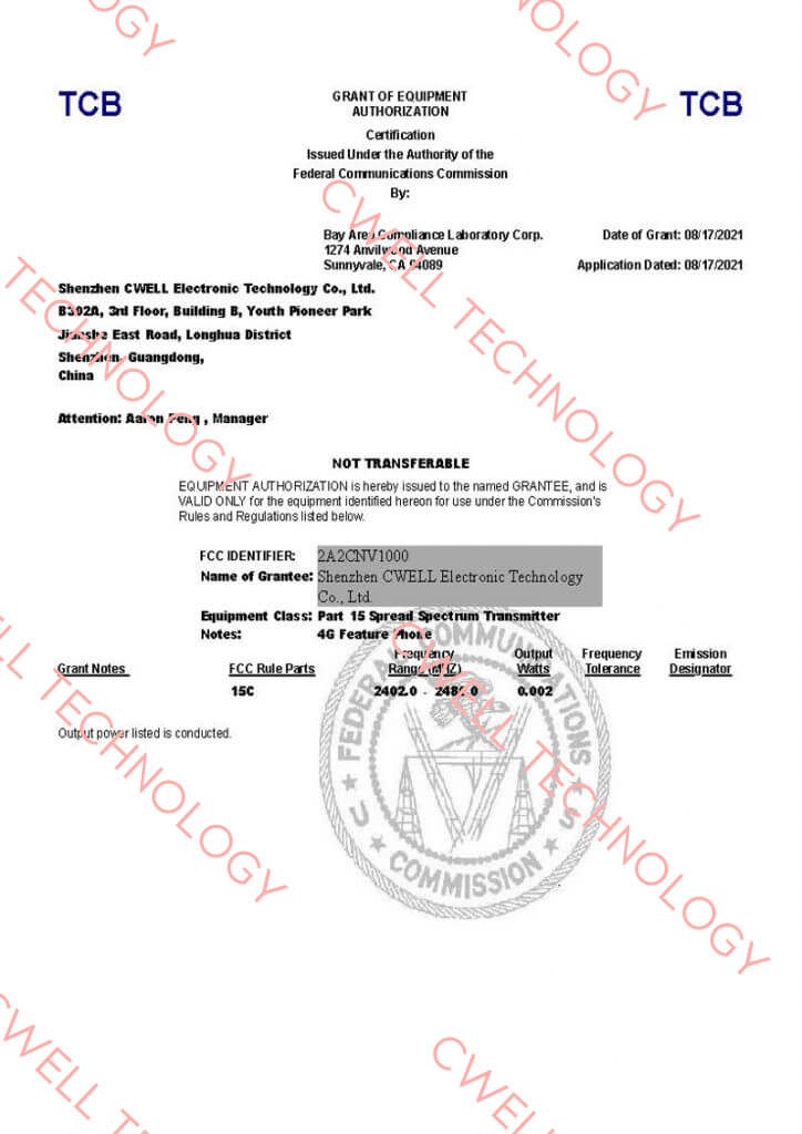 V1000 FCC DSS