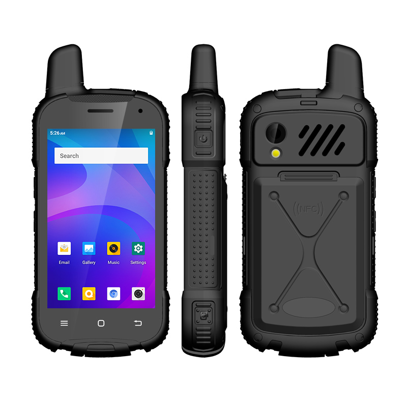 UNIWA F100 4 Inches SOS Button Android PoC Radio Zello PTT 4G Walkie Talkie NFC Phone