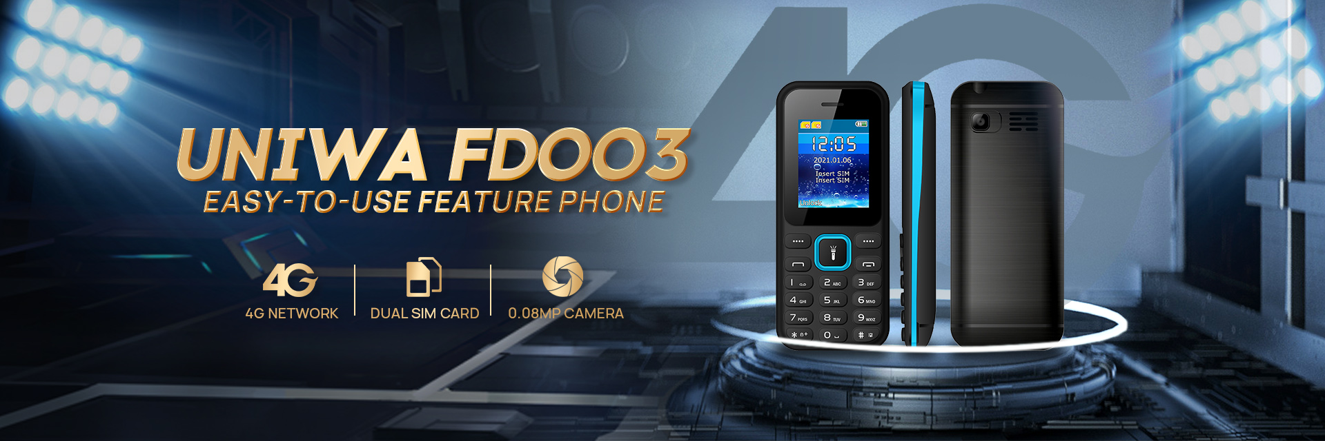 UNIWA FD003 Feature phone