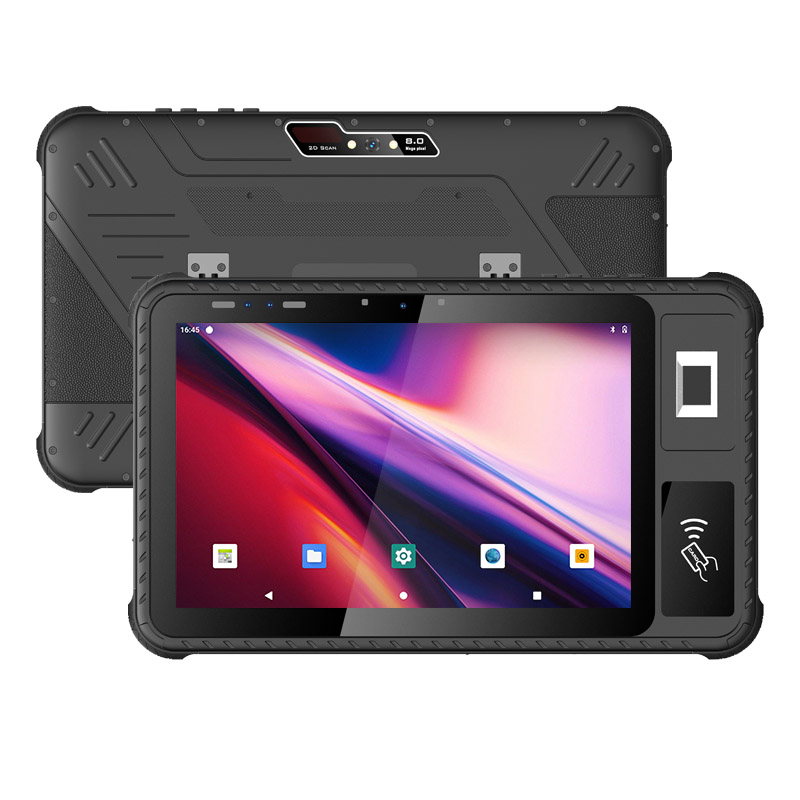UTAB R1022 10 Inches Biometric Fingerprint Android IP65 Rugged Tablet with Front NFC Reader