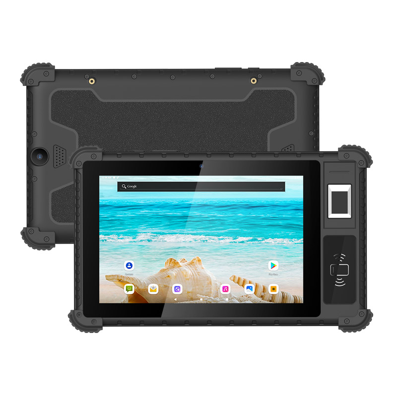 UTAB R817 8 Inches Android IP65 Waterproof 4G Industrial Rugged Tablet with Front NFC Reader