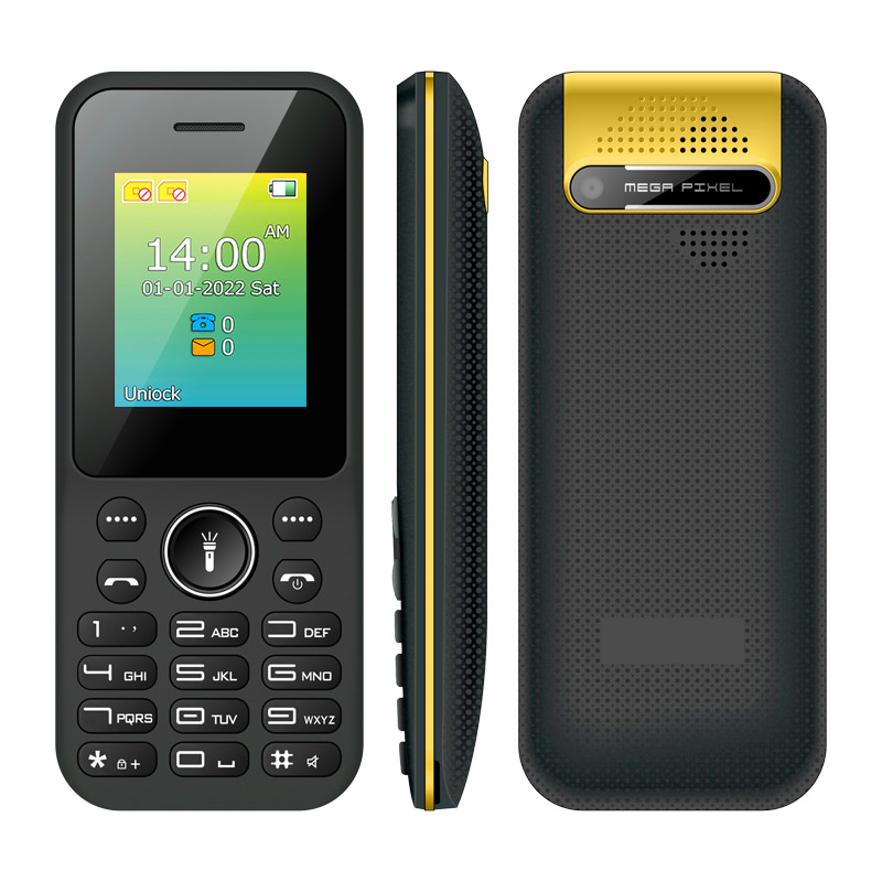UNIWA WG04 Unlocked 1.77 Inches Keypad Bar 3G Feature Mobile Phone