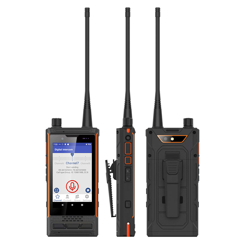 UNIWA P4 4 Inches Dual Mode DMR Analog PoC 4G LTE Walkie Talkie Smartphone