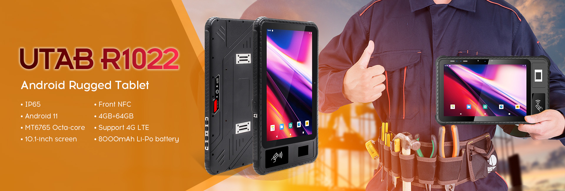 Rugged Industrial Tablet PC UTAB R1022