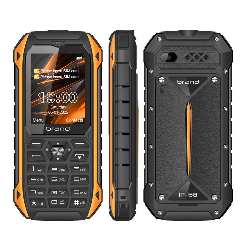 UNIWA XP28 2.4 Inches Large Capacity Battery IP68 Keypad Feature Rugged Floating Phone