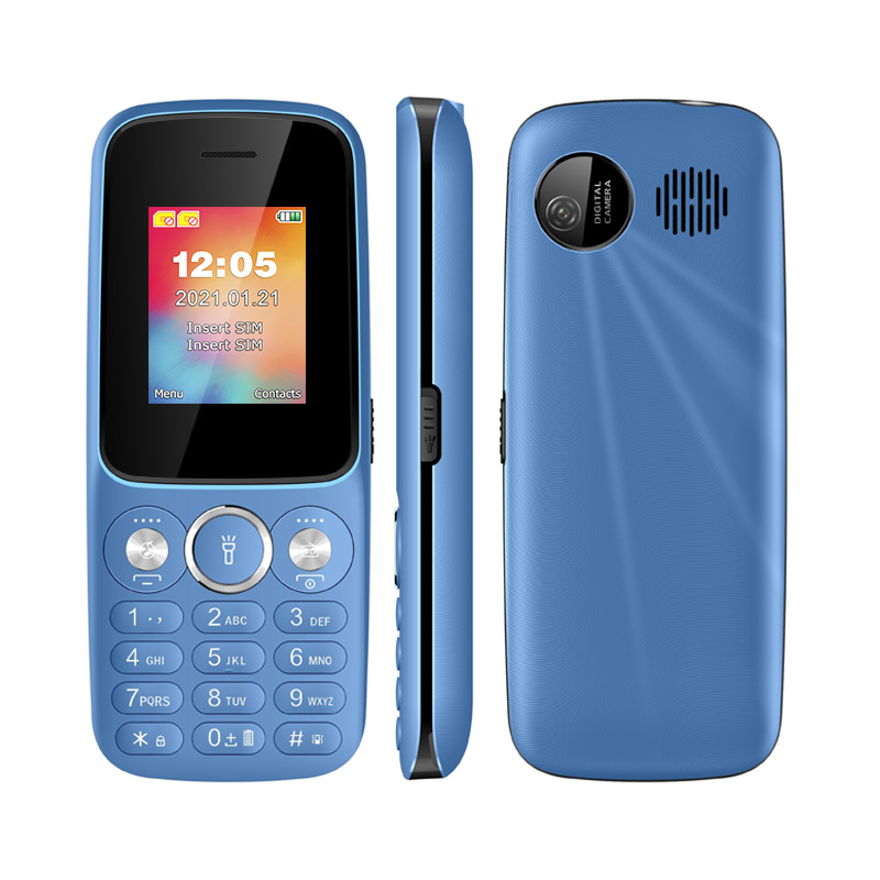 UNIWA E1804 1.77 Inches Display Low Price Slim Keypad Dual SIM GSM Button Mobile Phone