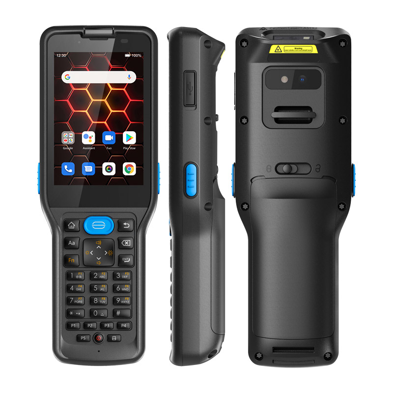 UNIWA V350 Handheld Rugged Android 12 2D Barcode Scanner with NFC and T9 Keyboard