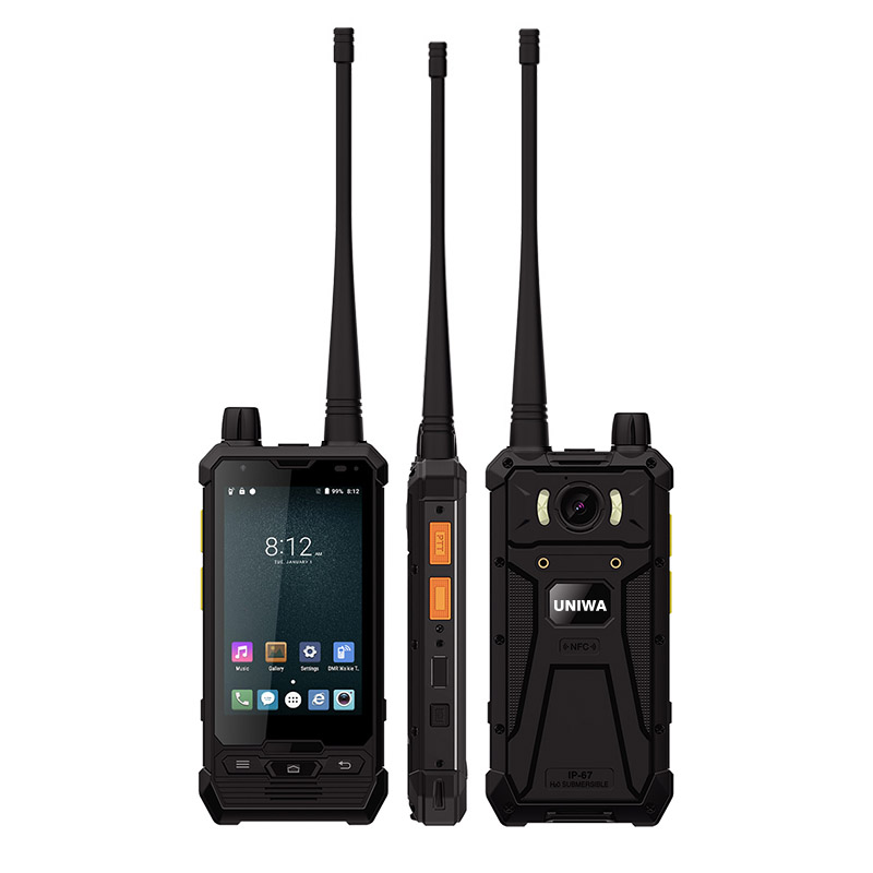 UNIWA P2 Plus IP67 Rugged Mobile Zello 4W DMR UHF Repeater Walkie Talkie Smartphone