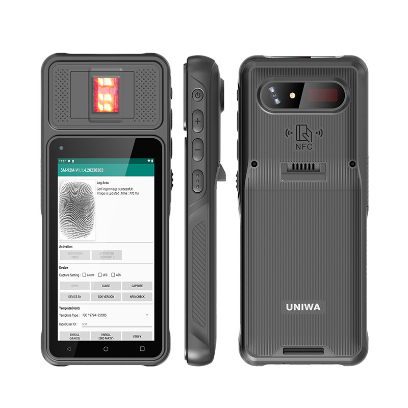 UNIWA F501 Barcode Scanner Handheld Terminals Mobile Phone