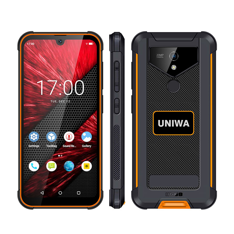 UNIWA F965 Pro 6 Inch Android 13 128GB ROM Android Rugged Handheld PDA with NFC
