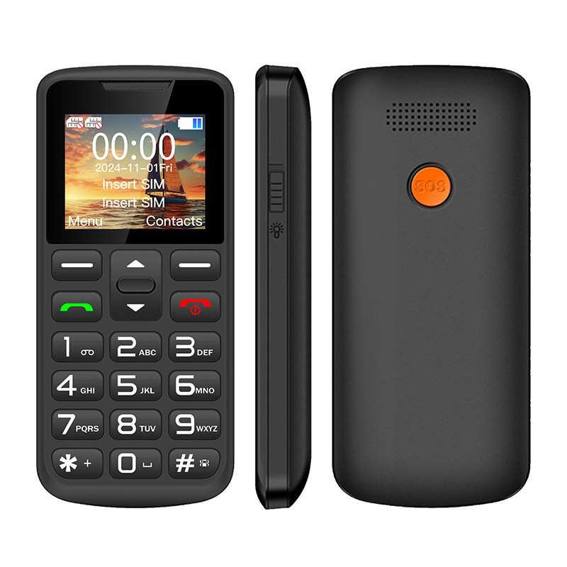 UNIWA V176 1.77 Inch Screen Dual SIM Card 2G Keypad GSM Big Button Senior Phone with SOS